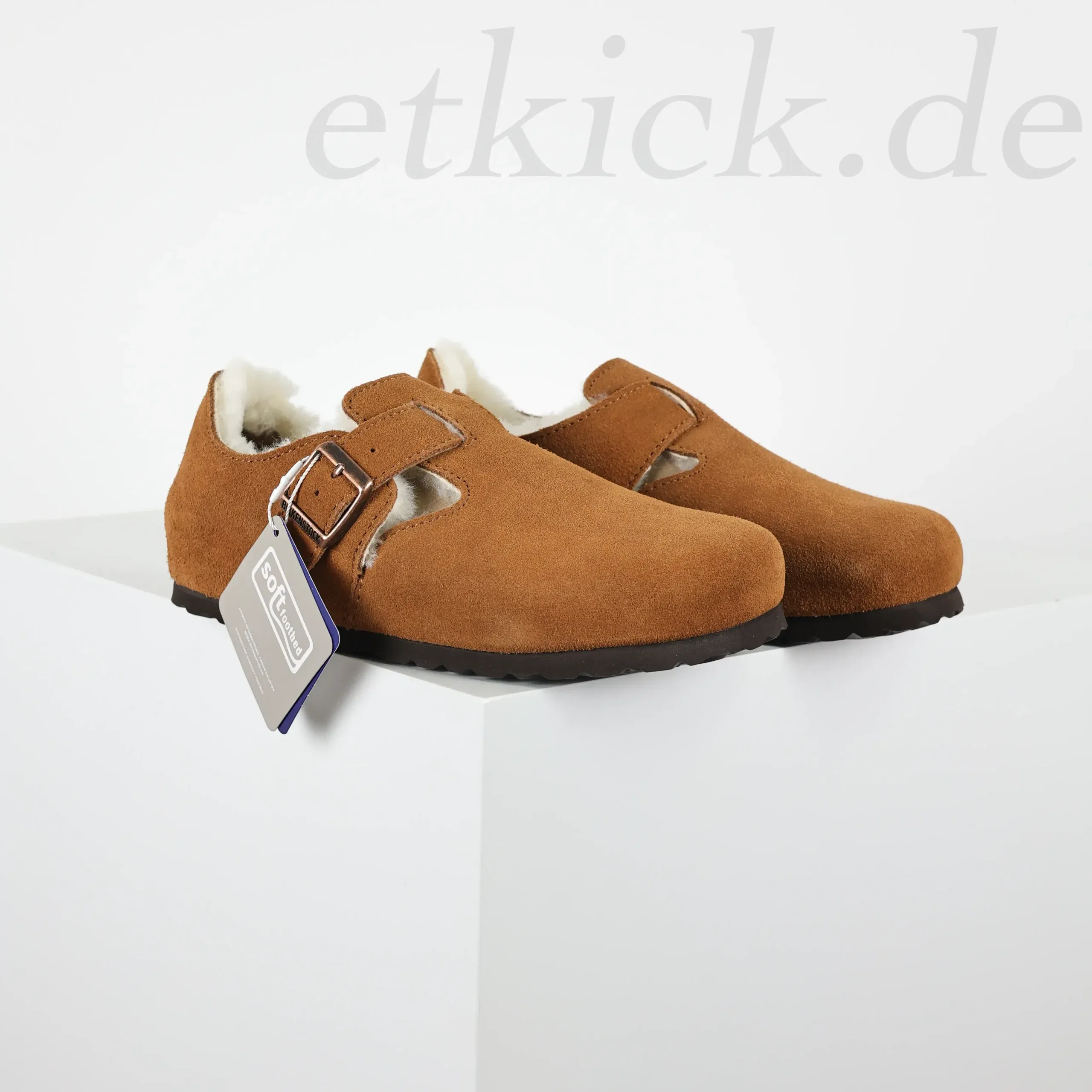 Birkenstock Unisex Shoes Made From London Wool Suede Leather Available In Various Colors - Image 19
