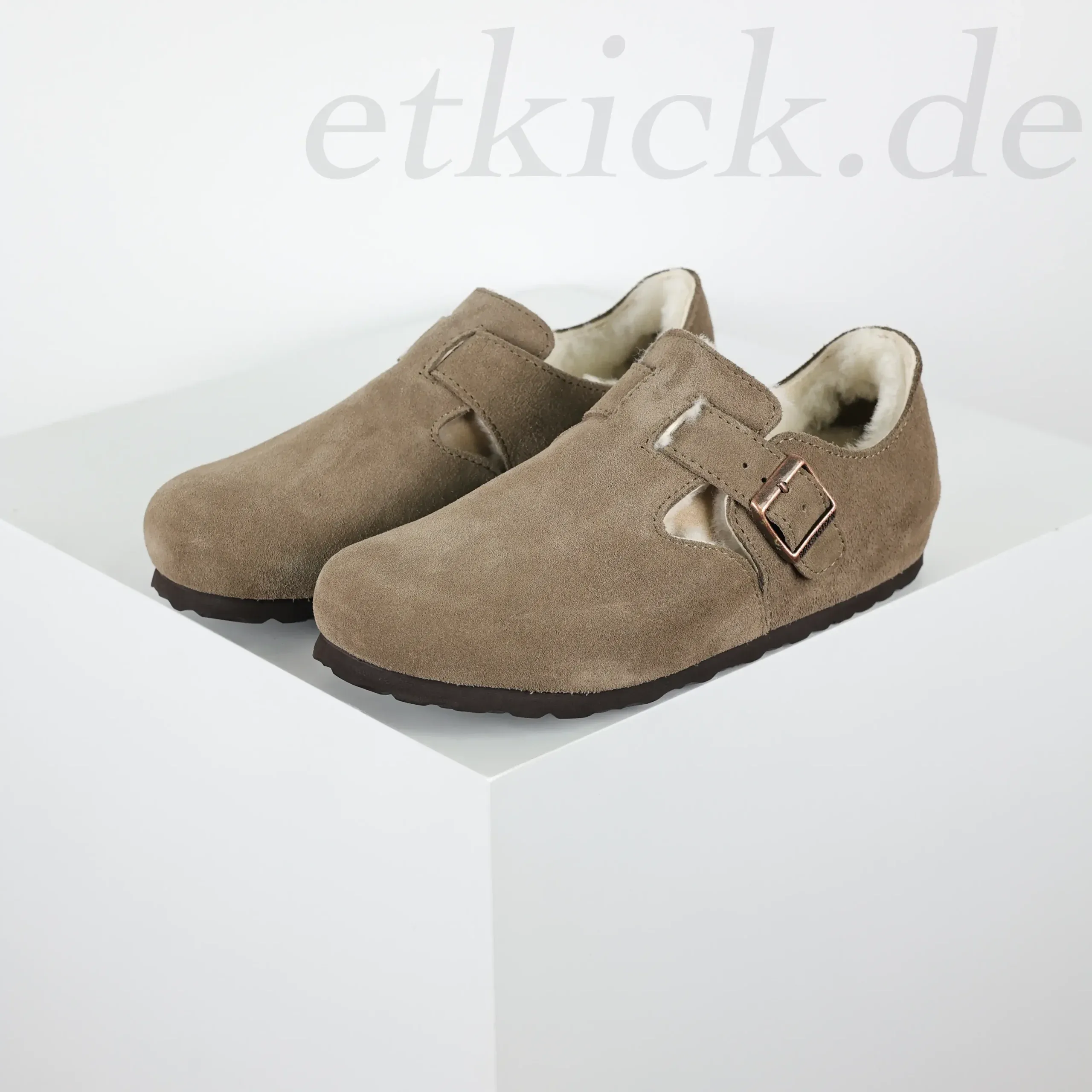 Birkenstock Unisex Shoes Made From London Wool Suede Leather Available In Various Colors