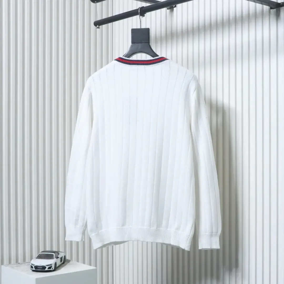 Cardigan With Embroidered Signature Letter - Image 2