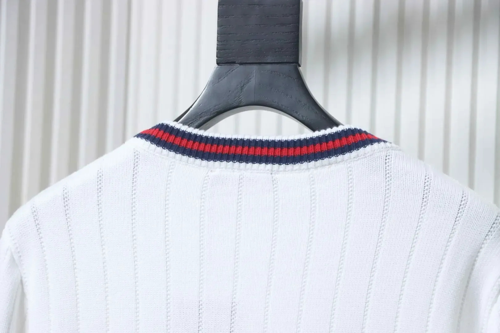 Cardigan With Embroidered Signature Letter - Image 4