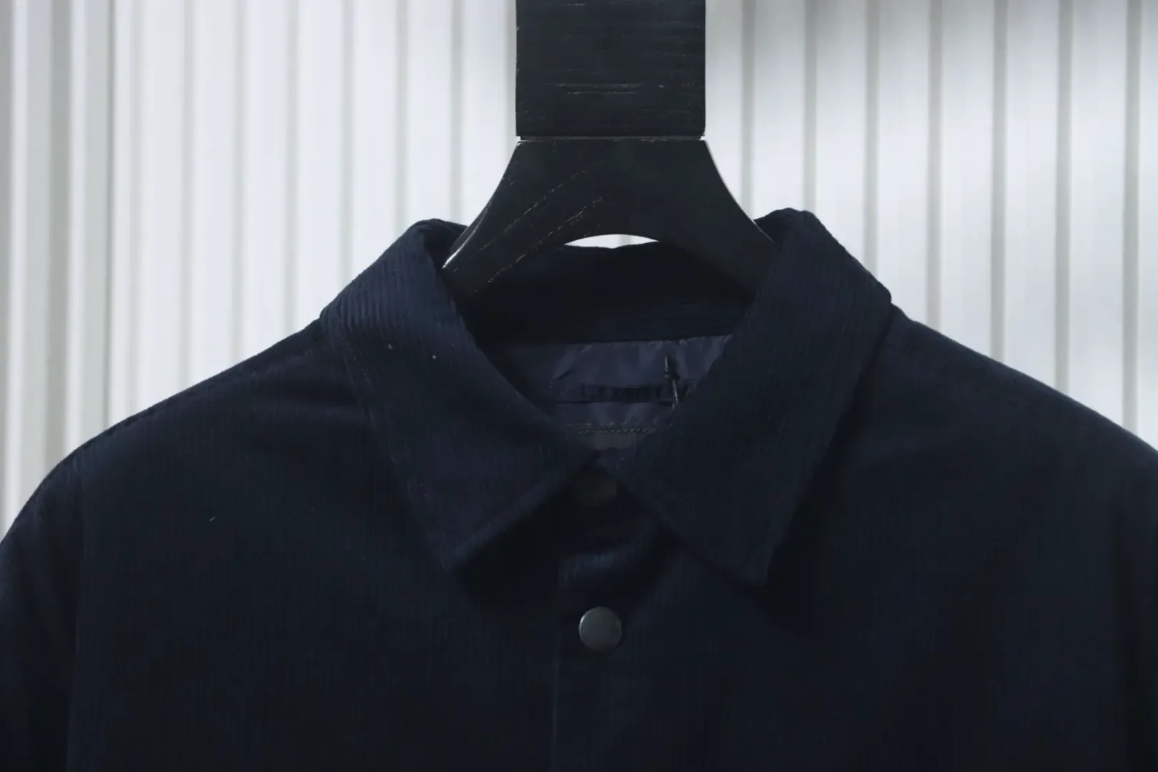 Corduroy Jacket With A Triangular Pocket Label - Image 3