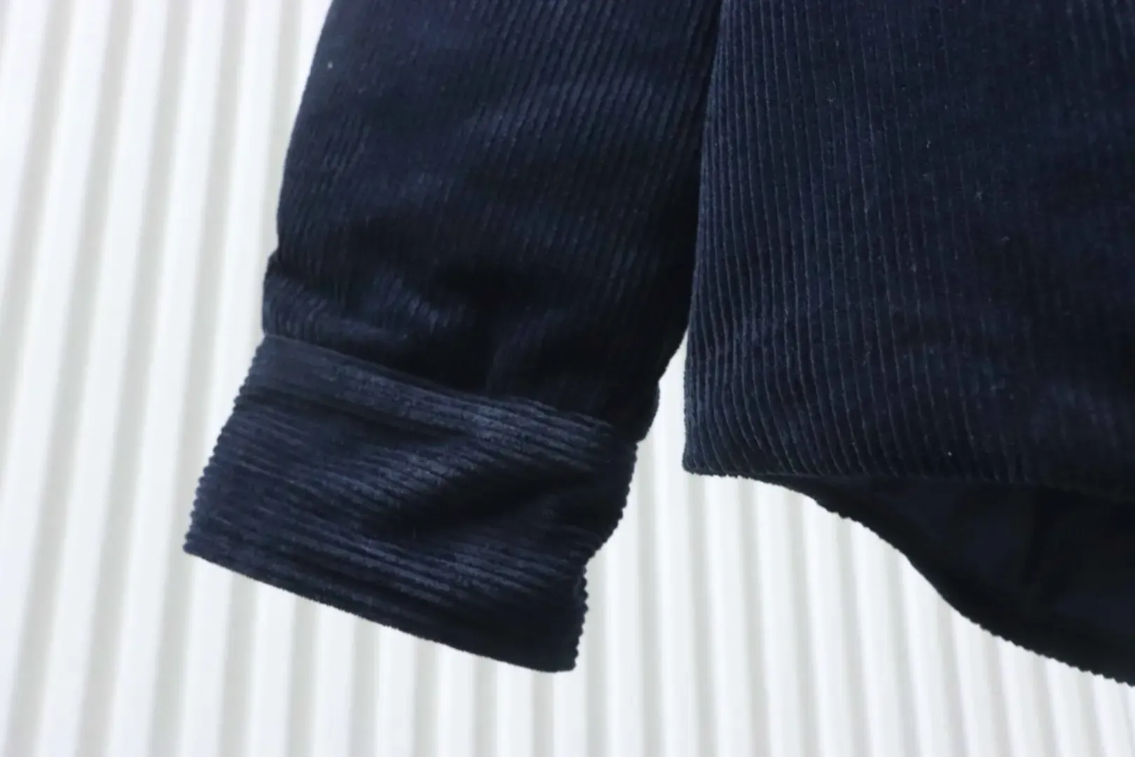 Corduroy Jacket With A Triangular Pocket Label - Image 5