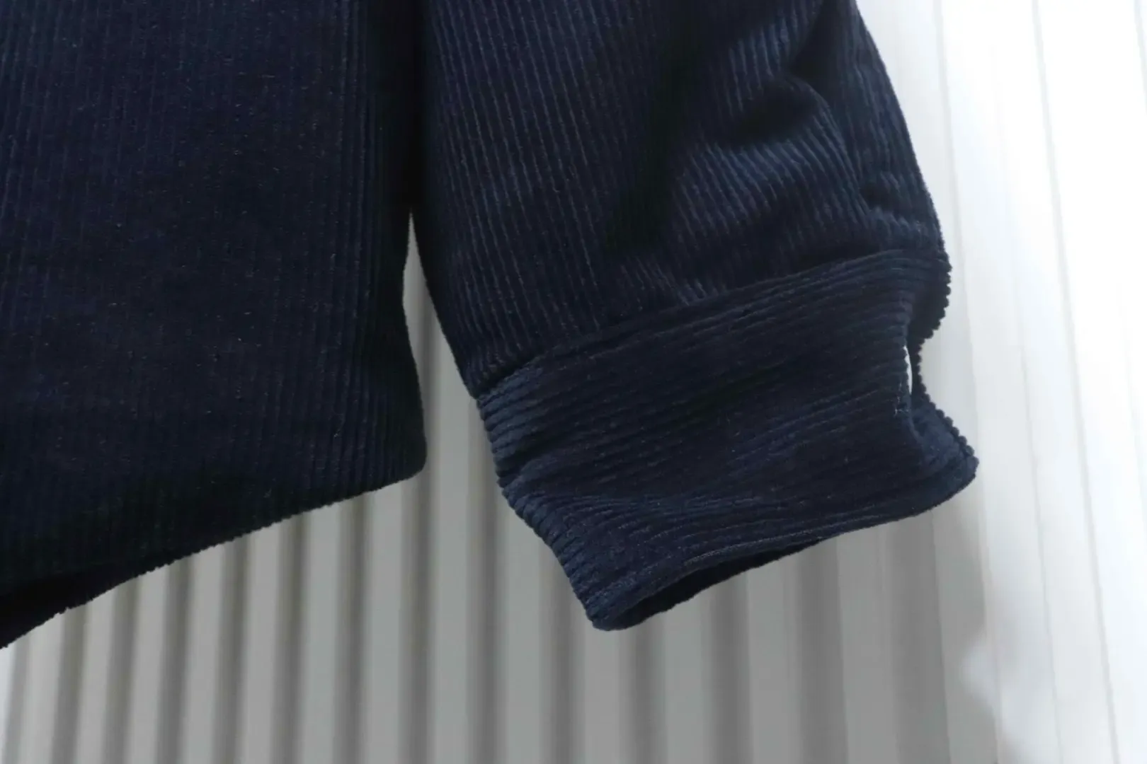 Corduroy Jacket With A Triangular Pocket Label - Image 6