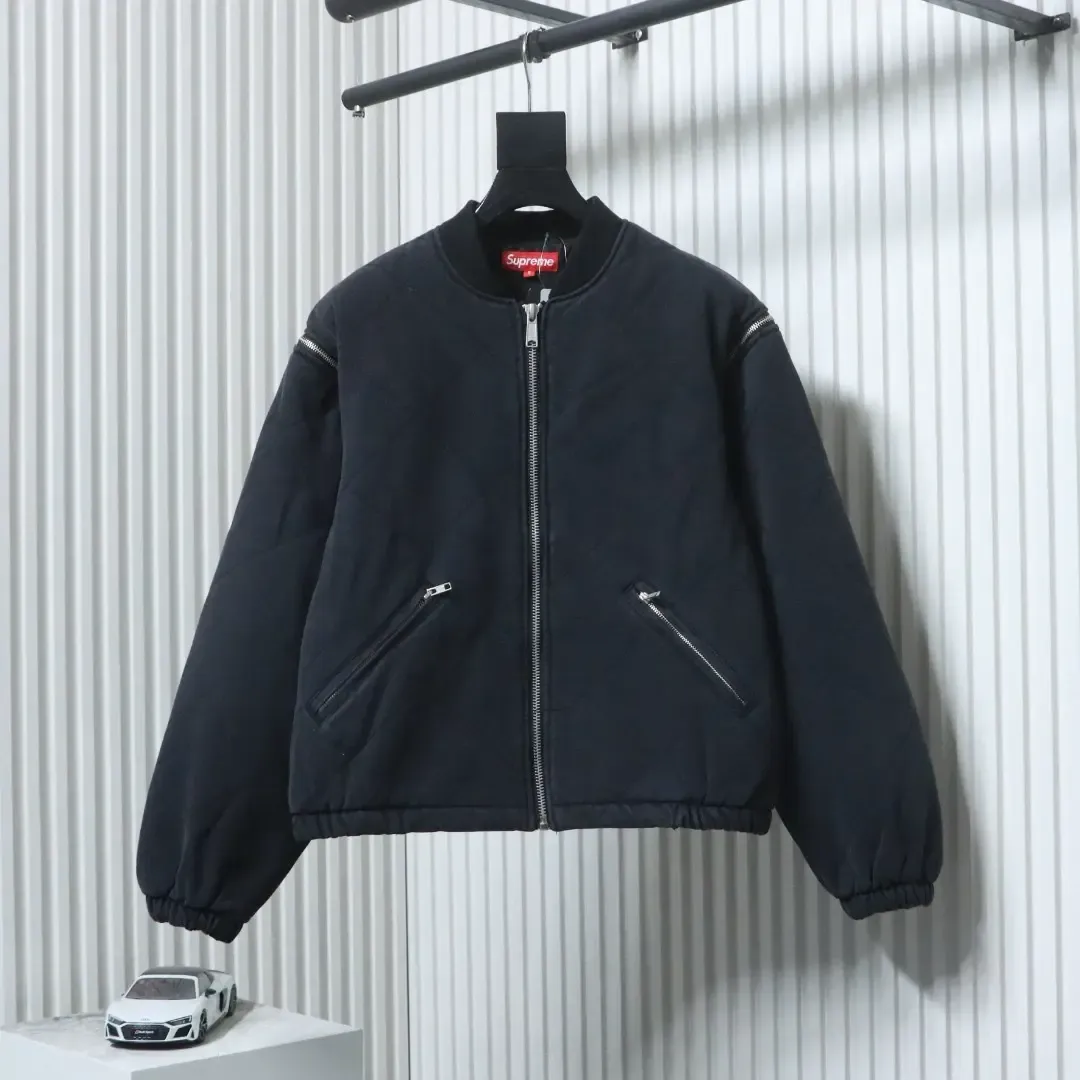 Detachable Bomber Jacket Vest 2 In 1 Cotton Coat - etkick reps