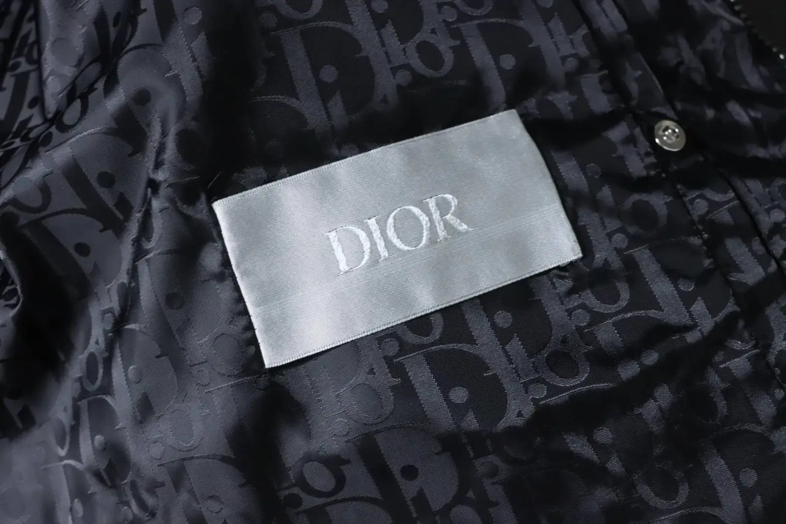 Down Jacket With Monogram Buttons And Zipper - Image 8