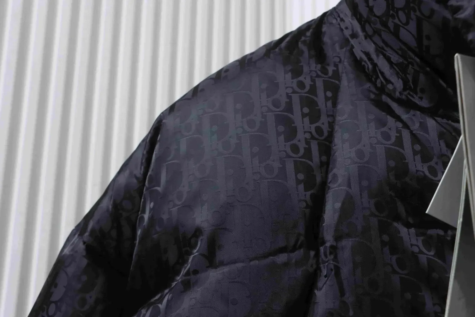 Down Jacket With Monogram Buttons And Zipper - Image 9