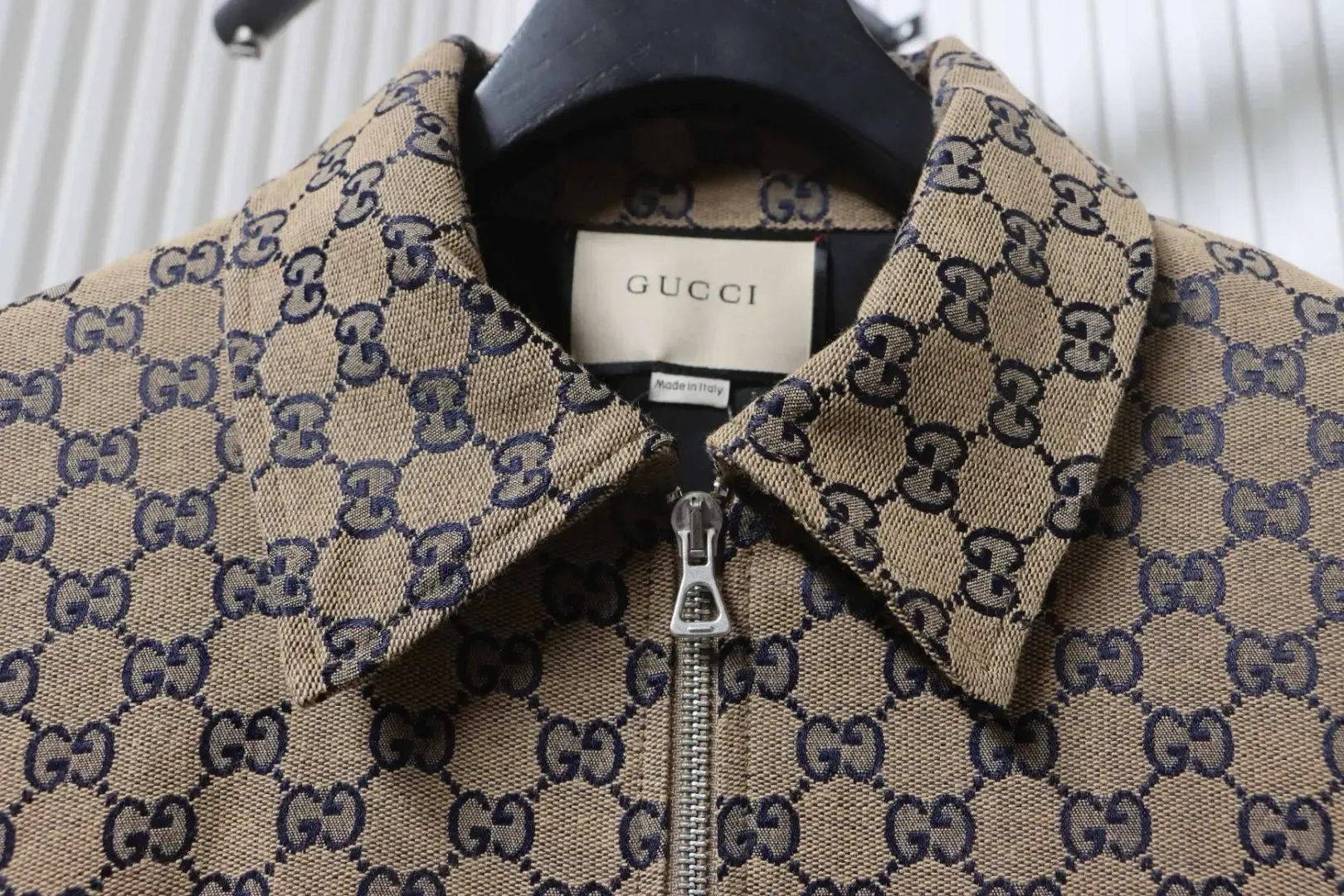 Ebony Double G Cotton Jacket - Image 4