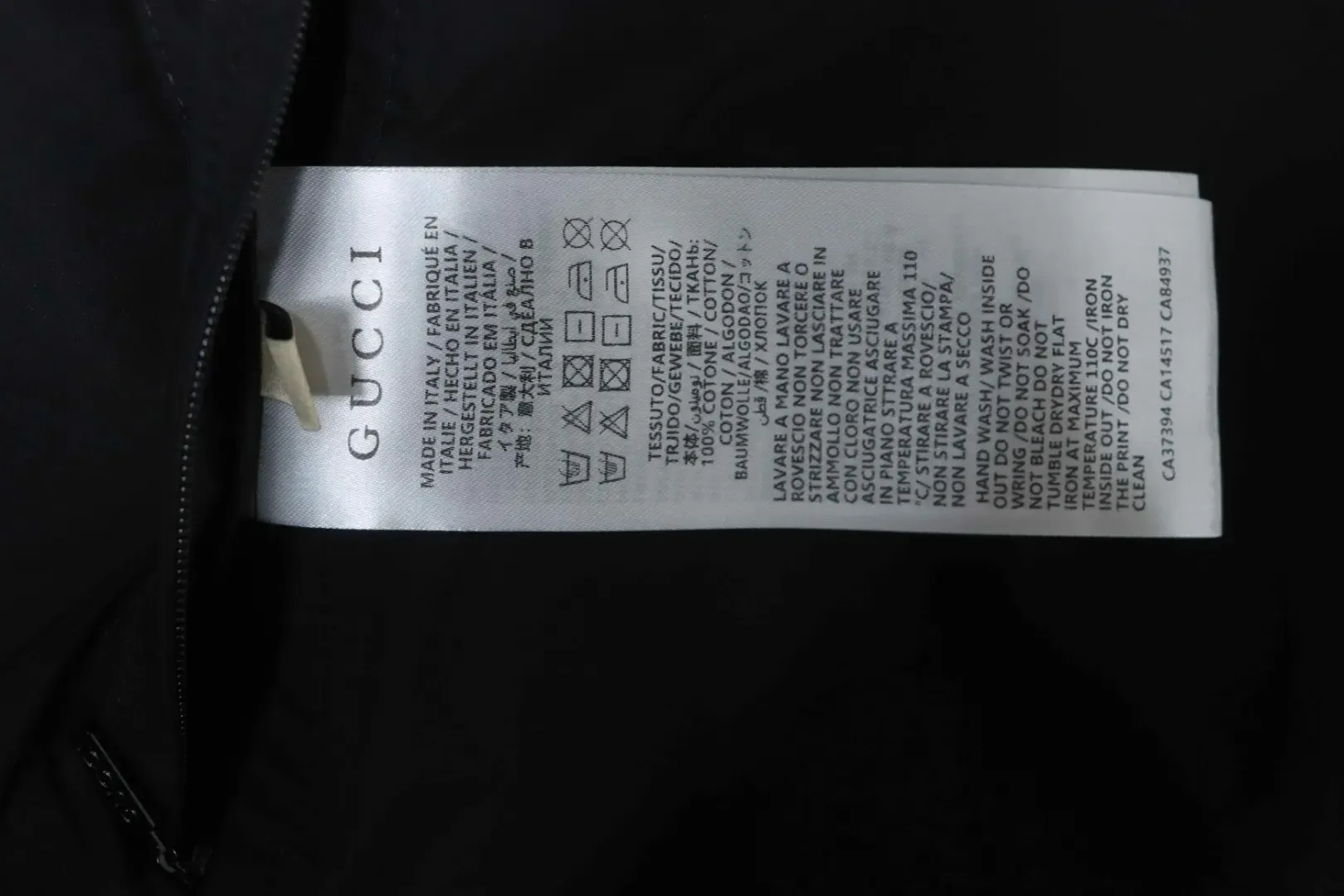 Ebony Double G Cotton Jacket - Image 9