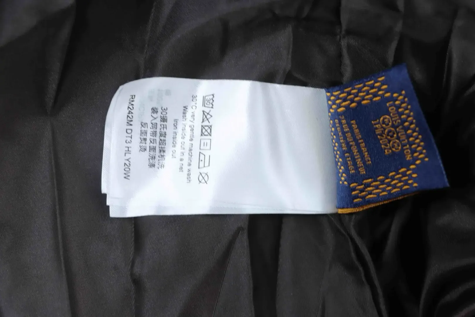 Fleece Jacket With All-Over Monogram Print And Zip Fastening - Image 9