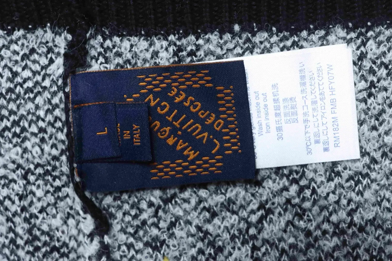 Knit Sweater With Checkerboard Pattern And Geometric Structure - etkick reps