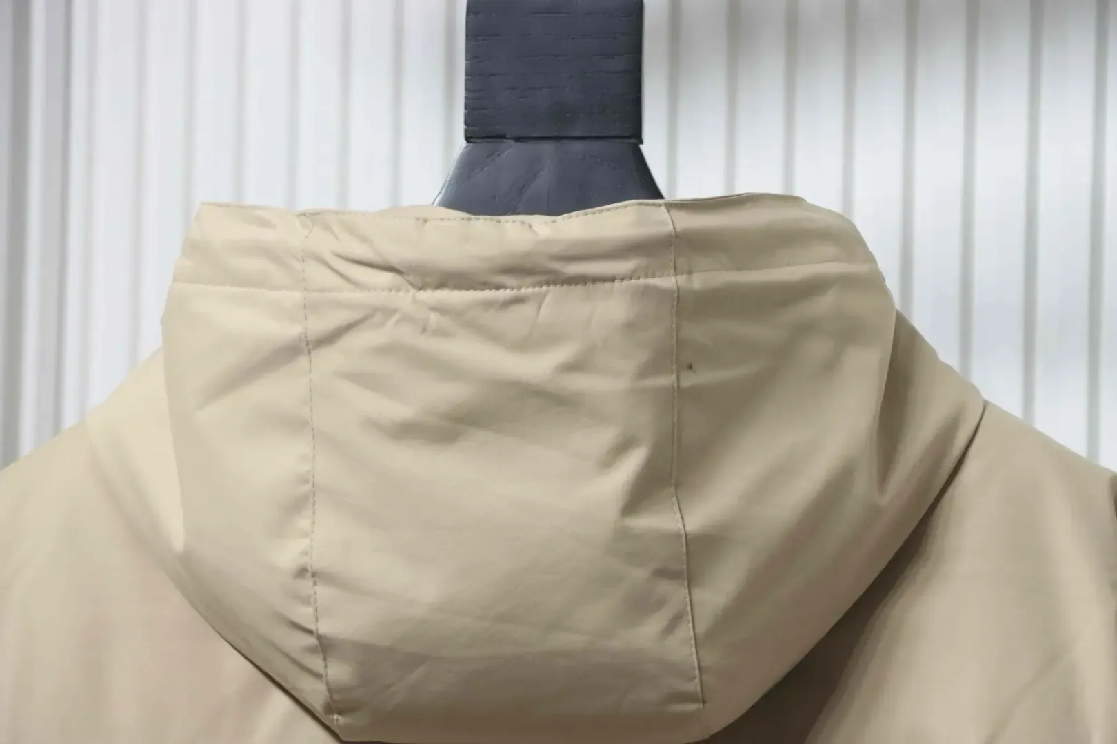 Midi Length Down Jacket With Hood And Leather Label M-XXXL - Image 4