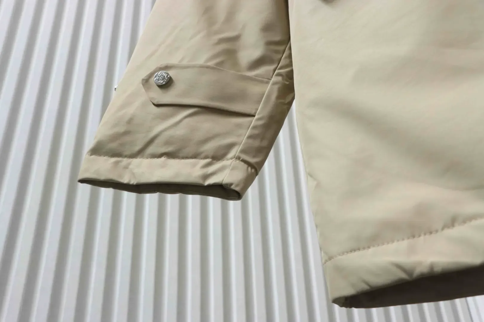 Midi Length Down Jacket With Hood And Leather Label M-XXXL - Image 7