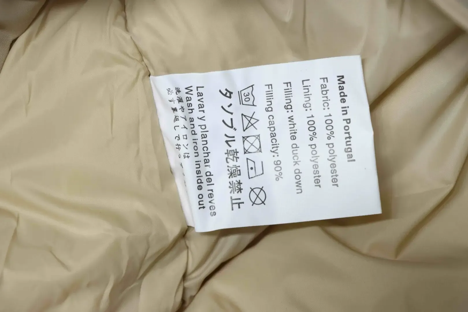 Midi Length Down Jacket With Hood And Leather Label M-XXXL - Image 9