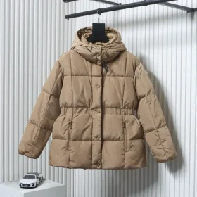 Moncler Agneux Square Quilted Down Jacket With Hood