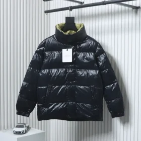 Moncler Dervox Down Jacket With A Short Stand Up Collar