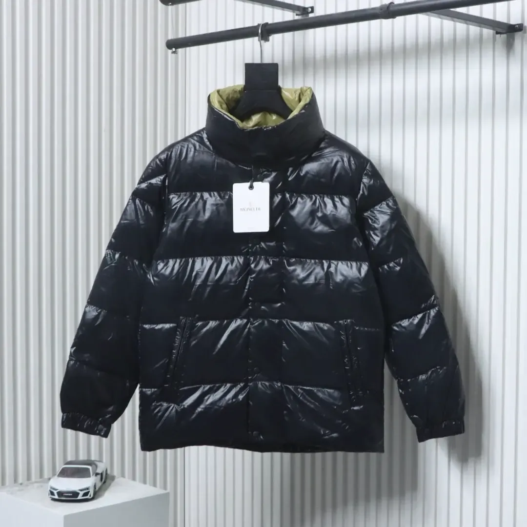 Moncler Dervox Down Jacket With A Short Stand Up Collar