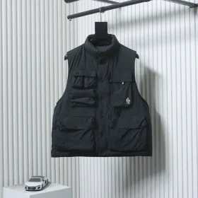 Moncler Down Vest With Multiple Pockets
