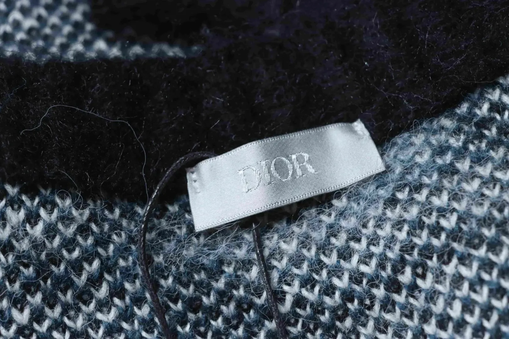 Monogrammed Jacquard Mohair Cardigan - Image 8