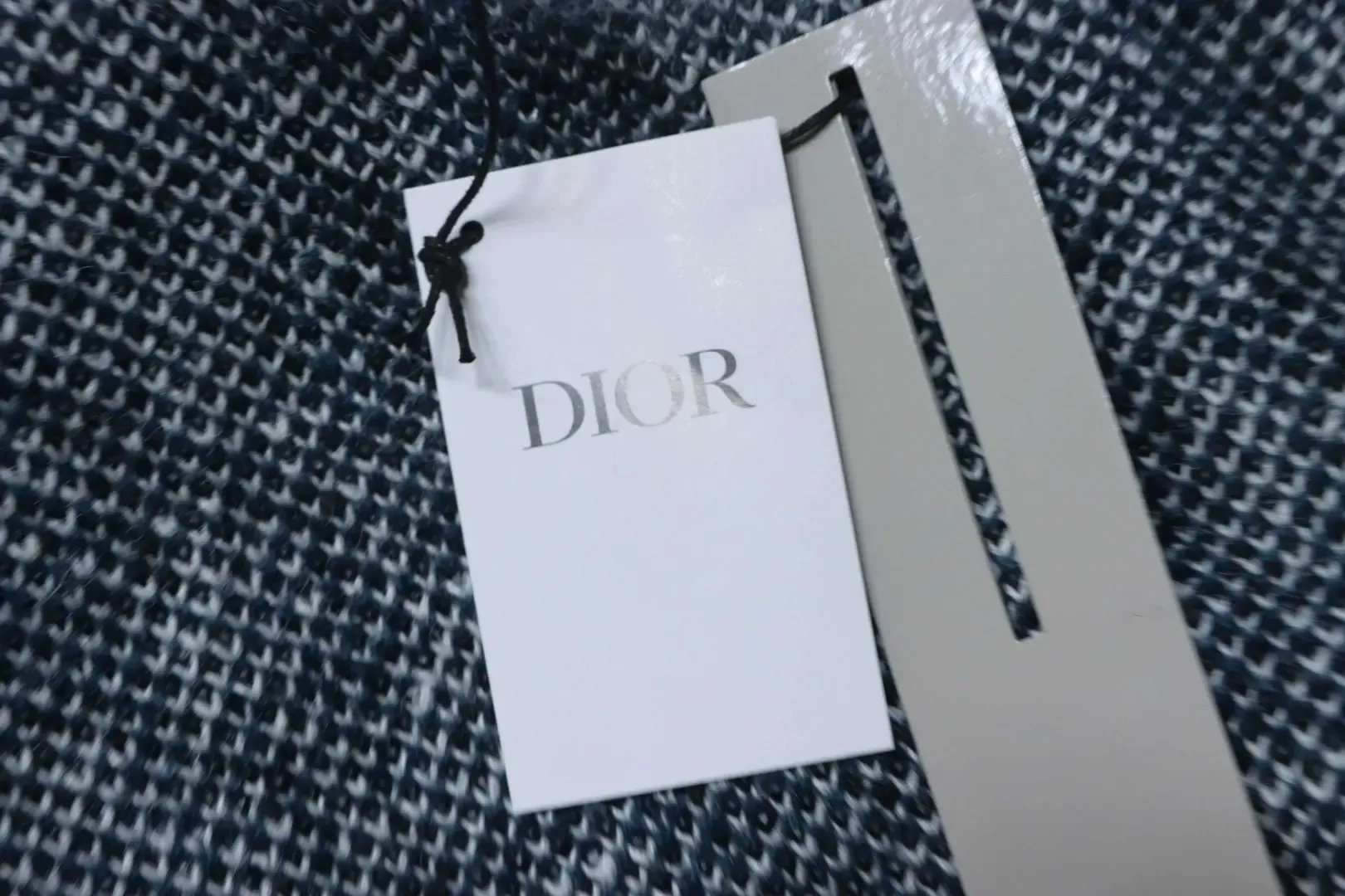 Monogrammed Jacquard Mohair Cardigan - Image 9