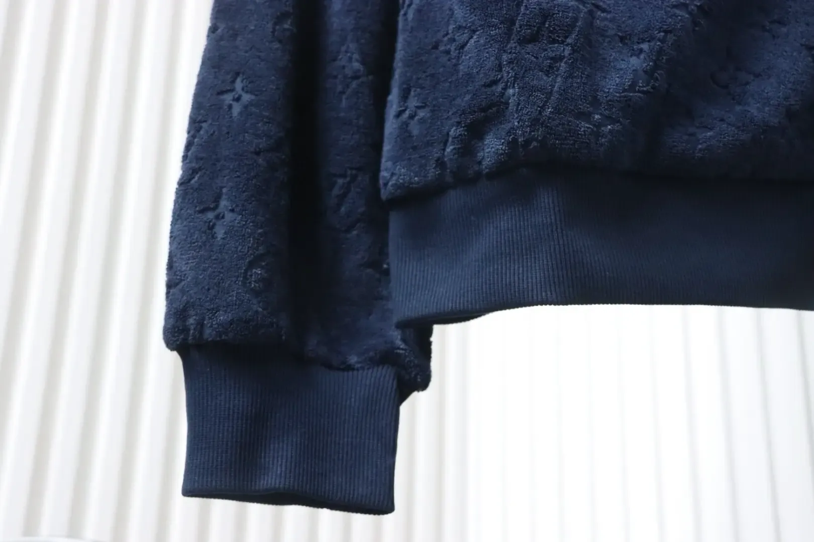 Monogrammed Terry Cloth Jacket With All Over Print And Zipper Closure - Image 6