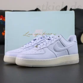 NOCTA x Nike Air Force 1 Certified Lover Boy Leather Classic Drake Collaboration Ice Blue
