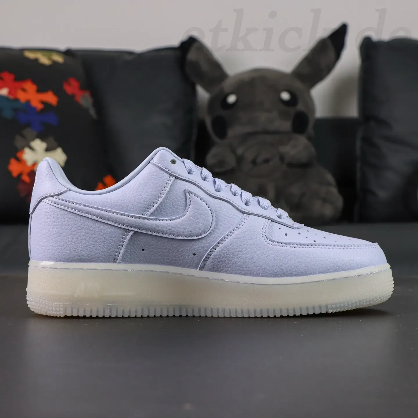 NOCTA x Nike Air Force 1 Certified Lover Boy Leather Classic Drake Collaboration Ice Blue - Image 4