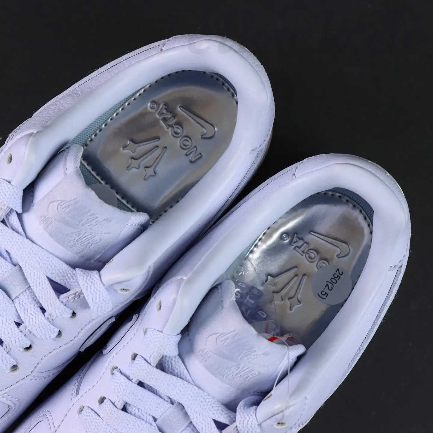 NOCTA x Nike Air Force 1 Certified Lover Boy Leather Classic Drake Collaboration Ice Blue - Image 8