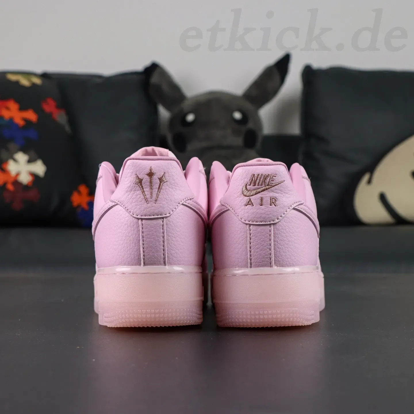 NOCTA x Nike Air Force 1 Certified Lover Boy Leather Classic Drake Collaboration Pink - Image 3