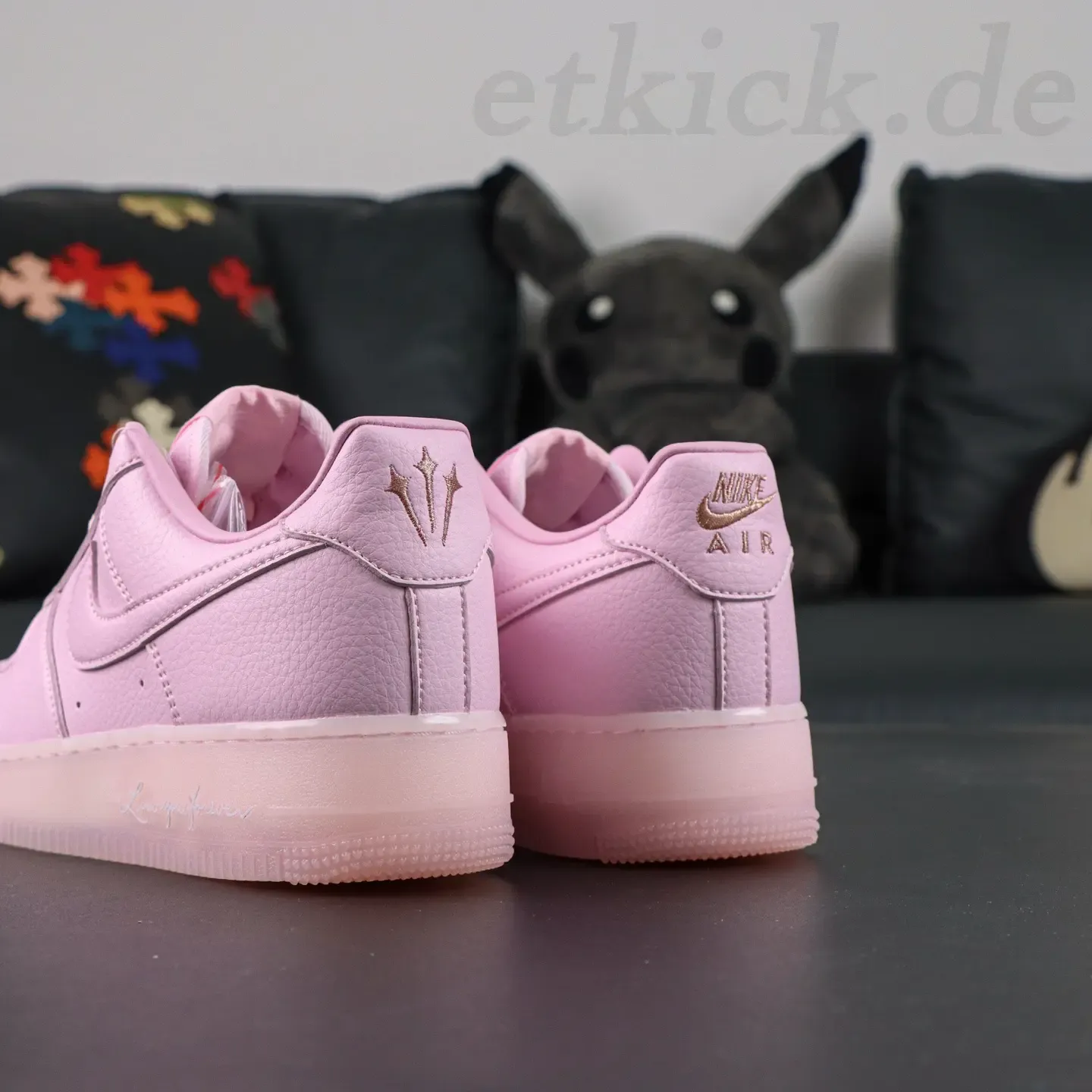 NOCTA x Nike Air Force 1 Certified Lover Boy Leather Classic Drake Collaboration Pink - Image 9