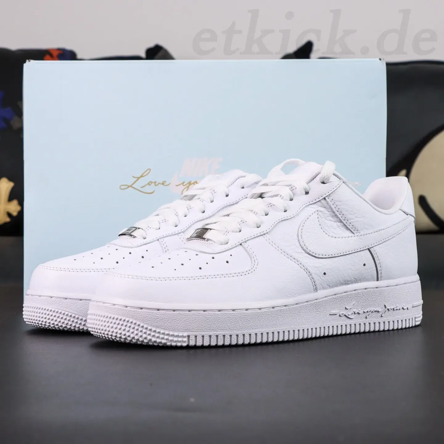 NOCTA x Nike Air Force 1 Certified Lover Boy Leather Classic Drake Collaboration White