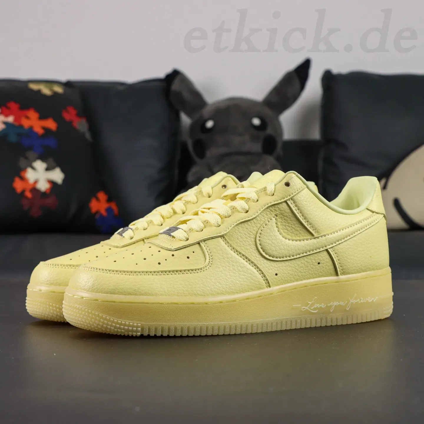 NOCTA x Nike Air Force 1 Certified Lover Boy Leather Classic Drake Collaboration Yellow - Image 3