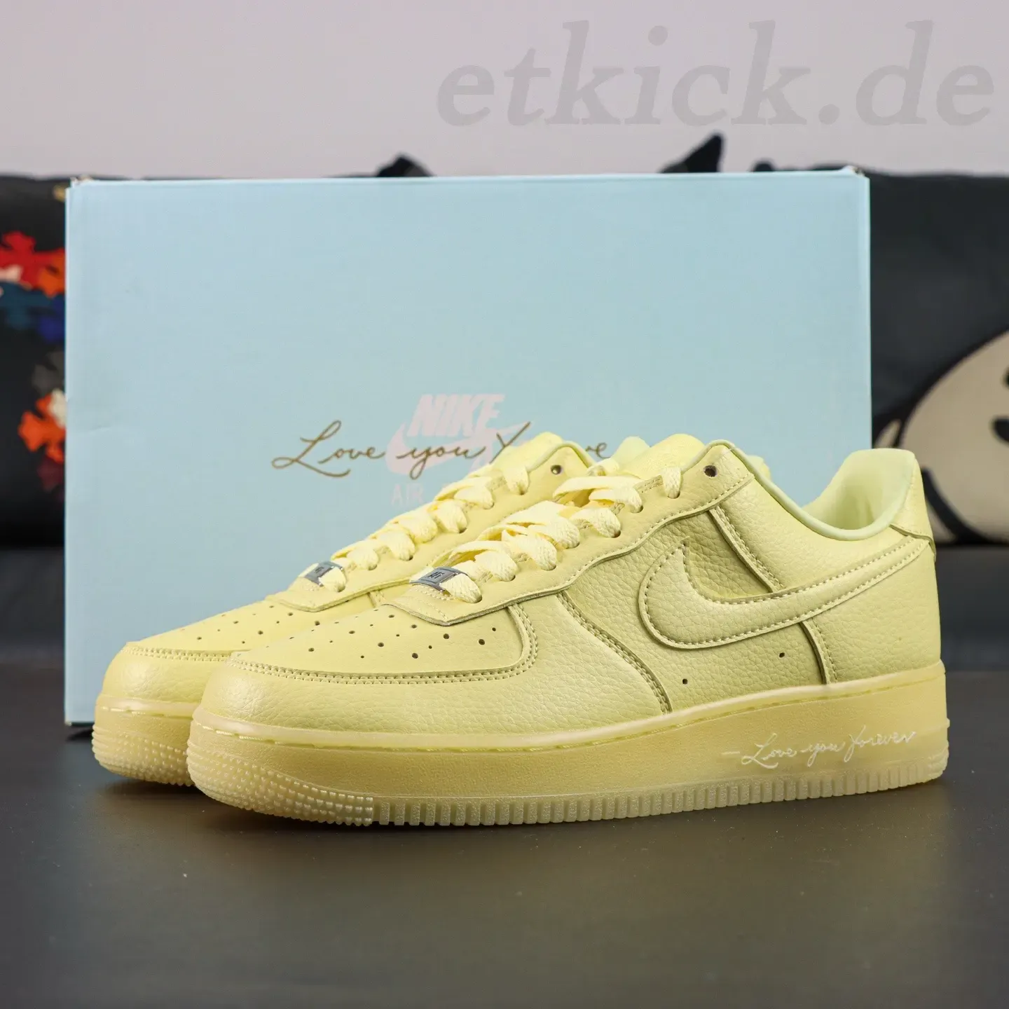 NOCTA x Nike Air Force 1 Certified Lover Boy Leather Classic Drake Collaboration Yellow