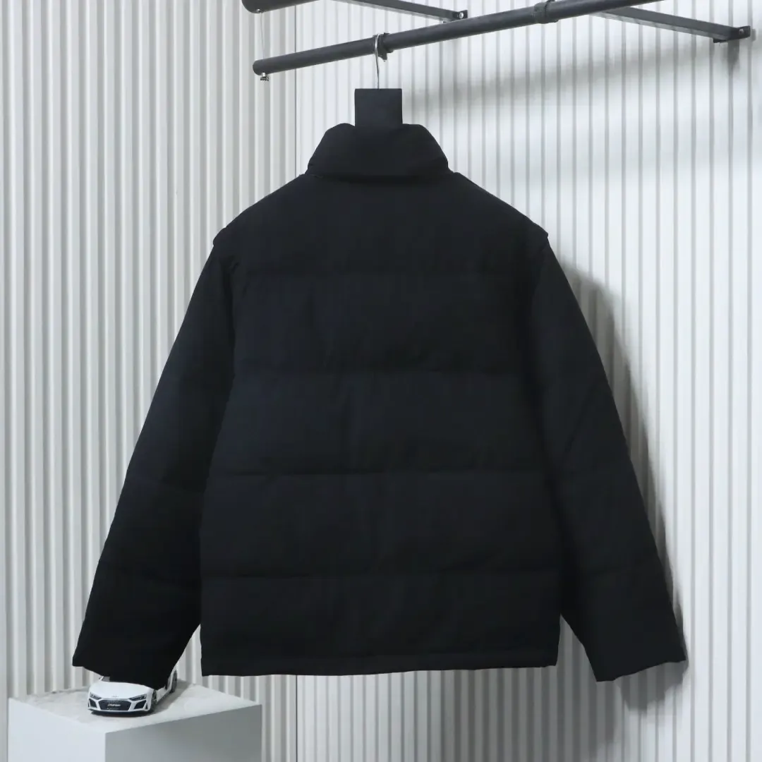 New Down Jacket With A Detachable Triangular Logo - Image 2