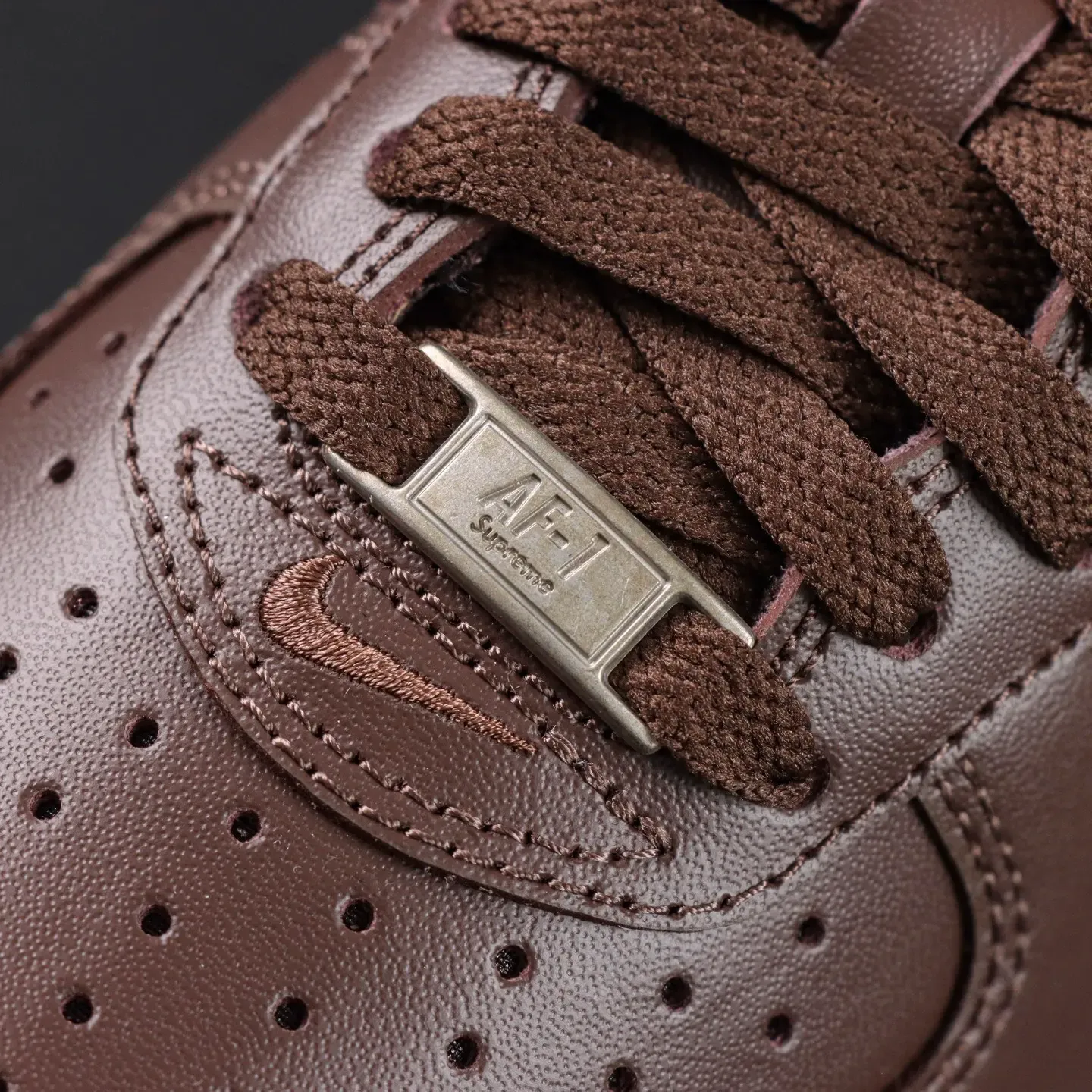 Nocta X Nike Air Force 1 Certified Lover Boy Leather Classic Drake Collaboration Brown - Image 14
