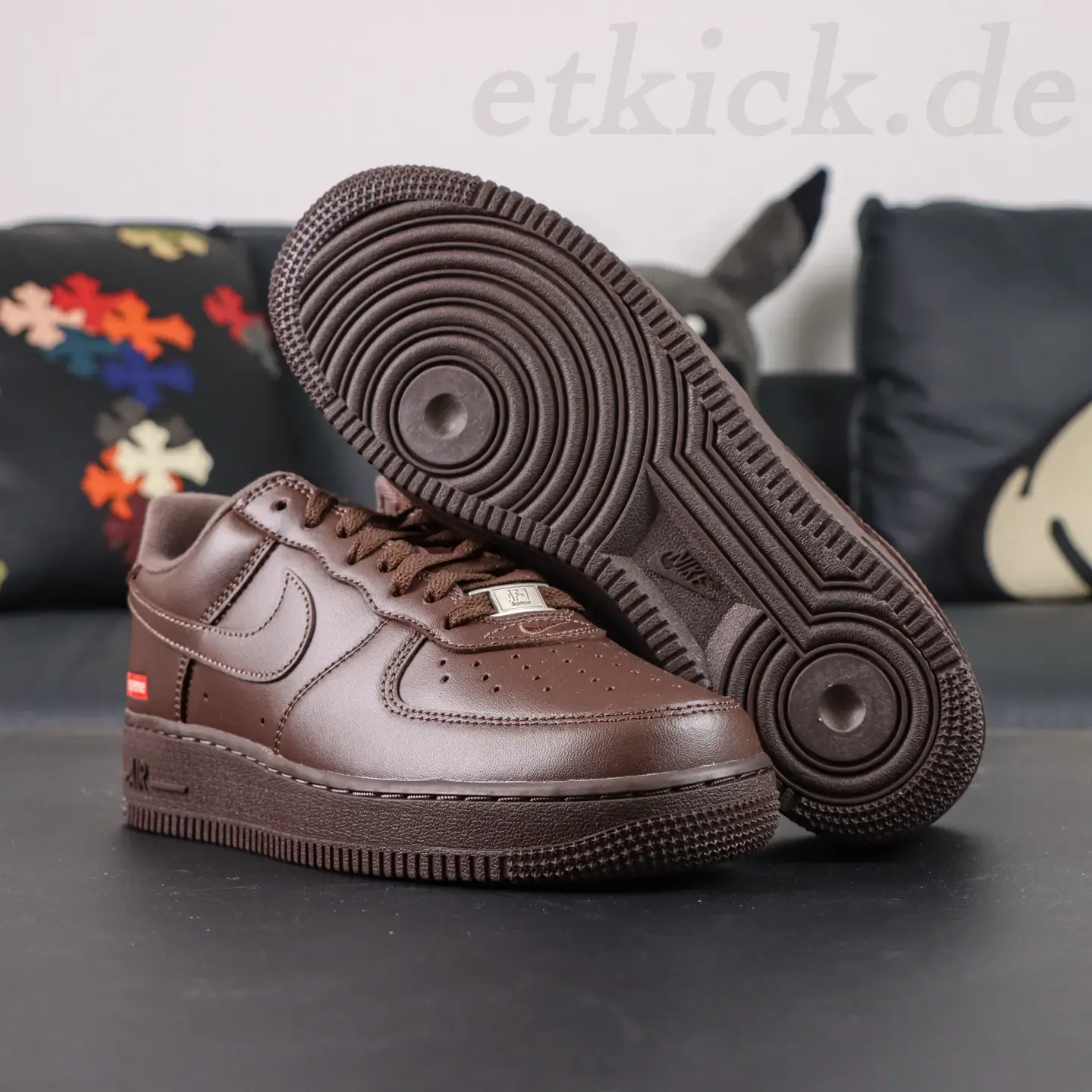 Nocta X Nike Air Force 1 Certified Lover Boy Leather Classic Drake Collaboration Brown - Image 5