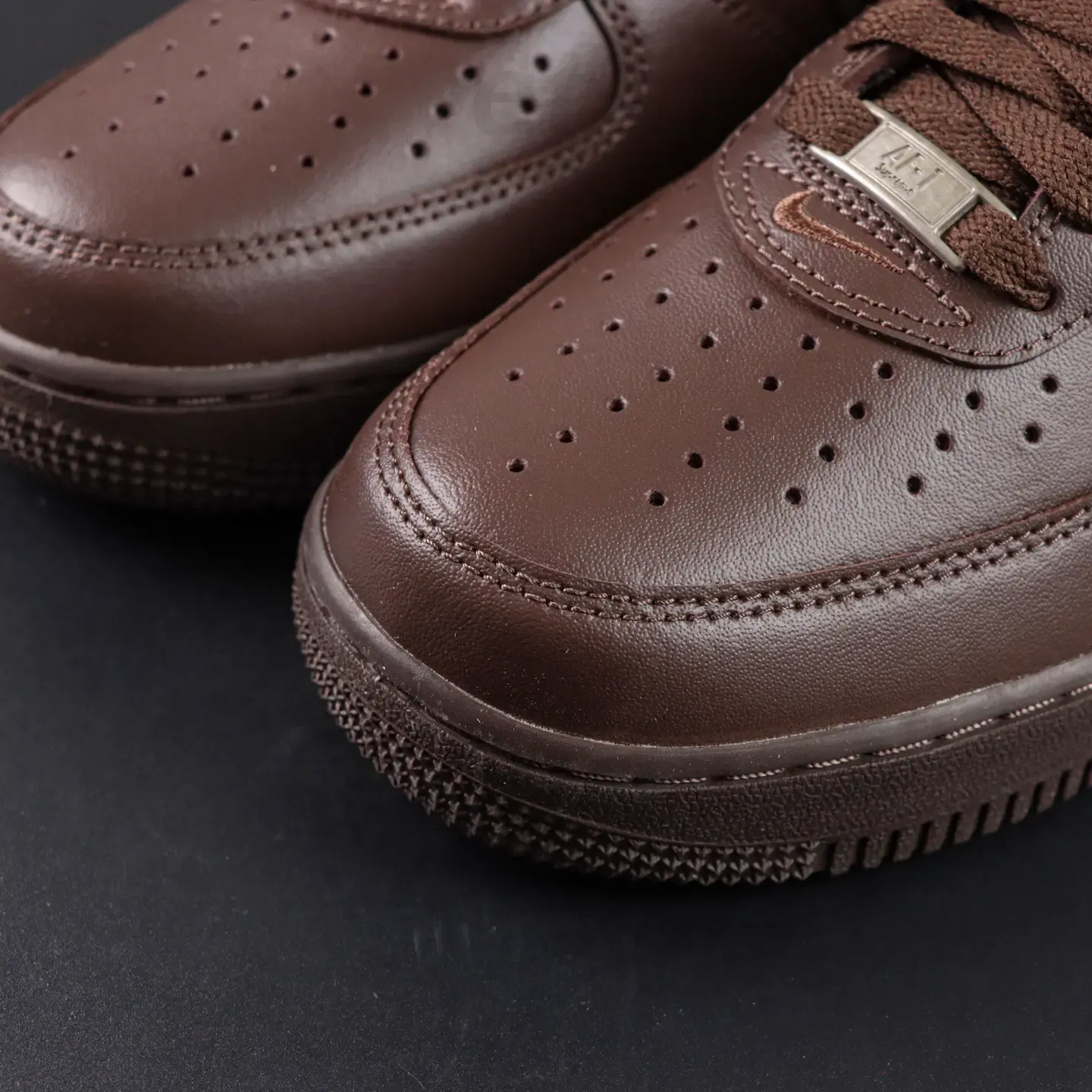 Nocta X Nike Air Force 1 Certified Lover Boy Leather Classic Drake Collaboration Brown - Image 9