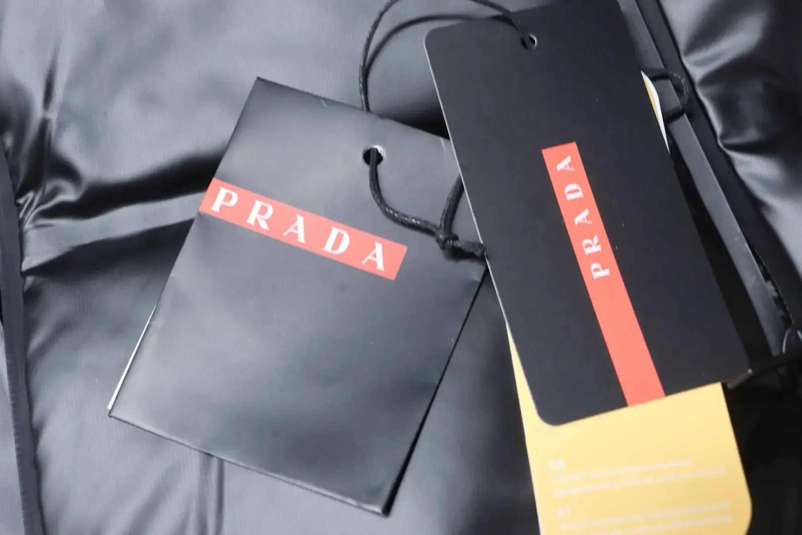 Red Striped Down Jacket S–XXL - Image 11