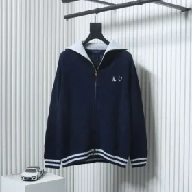 Small Checkered Cardigan Coat