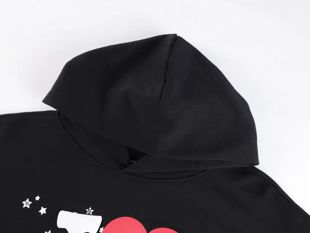 Sp5der I Heart SP5 Souvenir Hoodie Black - Image 13