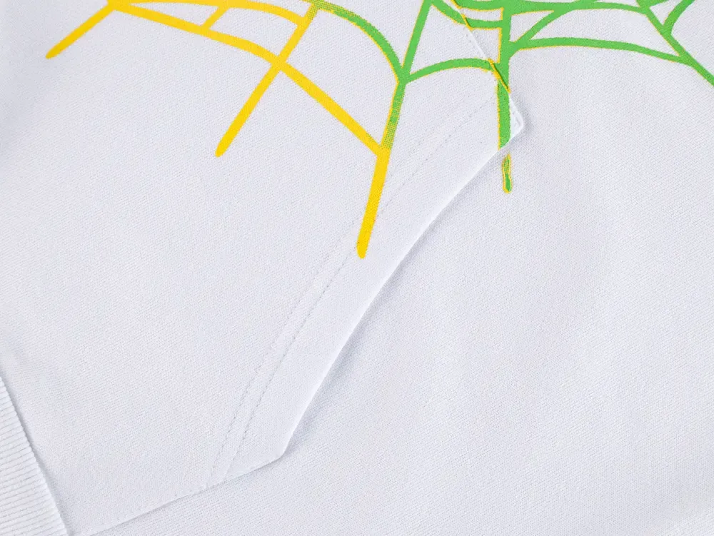 Sp5der Og Web V2 Gradient Hoodie Acid Green - Image 16