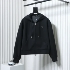 Suit With Metal Logo And Zip Up Hoodie