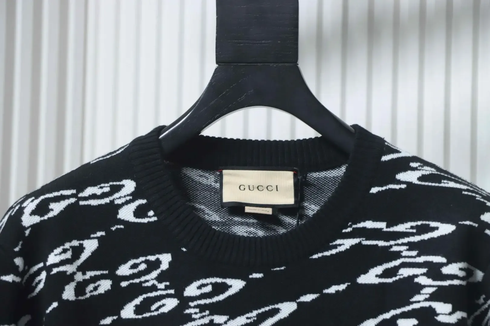 Sweater With A Twisted Double G Jacquard Pattern - Image 3