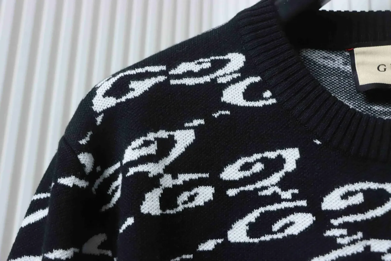 Sweater With A Twisted Double G Jacquard Pattern - Image 6
