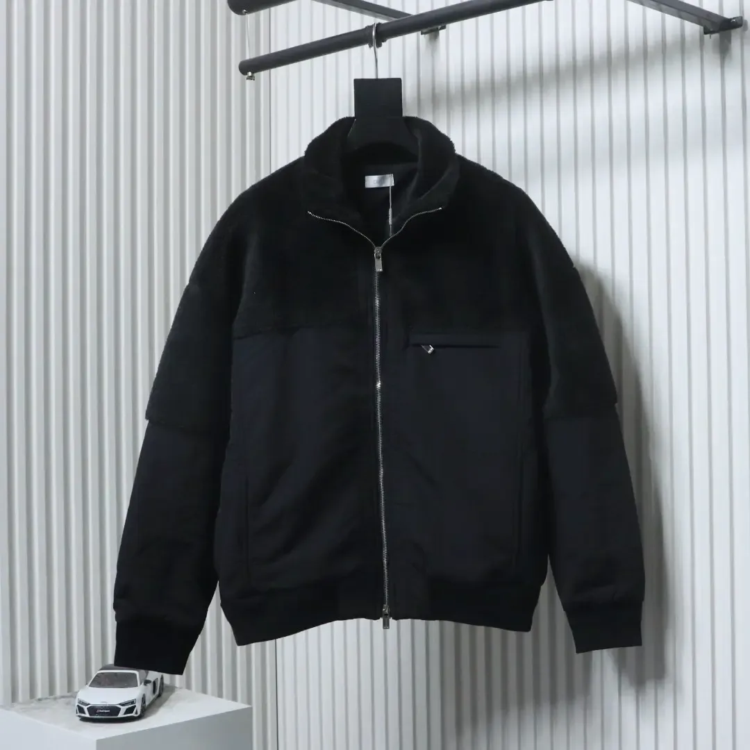 Teddy Fleece Jacket With Logo And Zipper - etkick reps