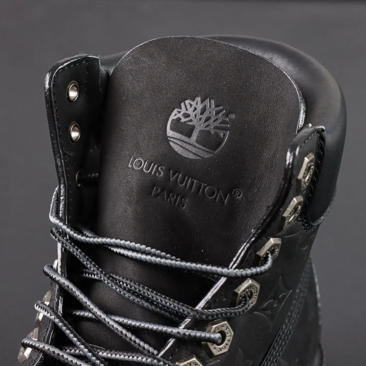Timberland X LU – 6-Inch Martin Boots Made Of Cowhide Leather Black - Image 11