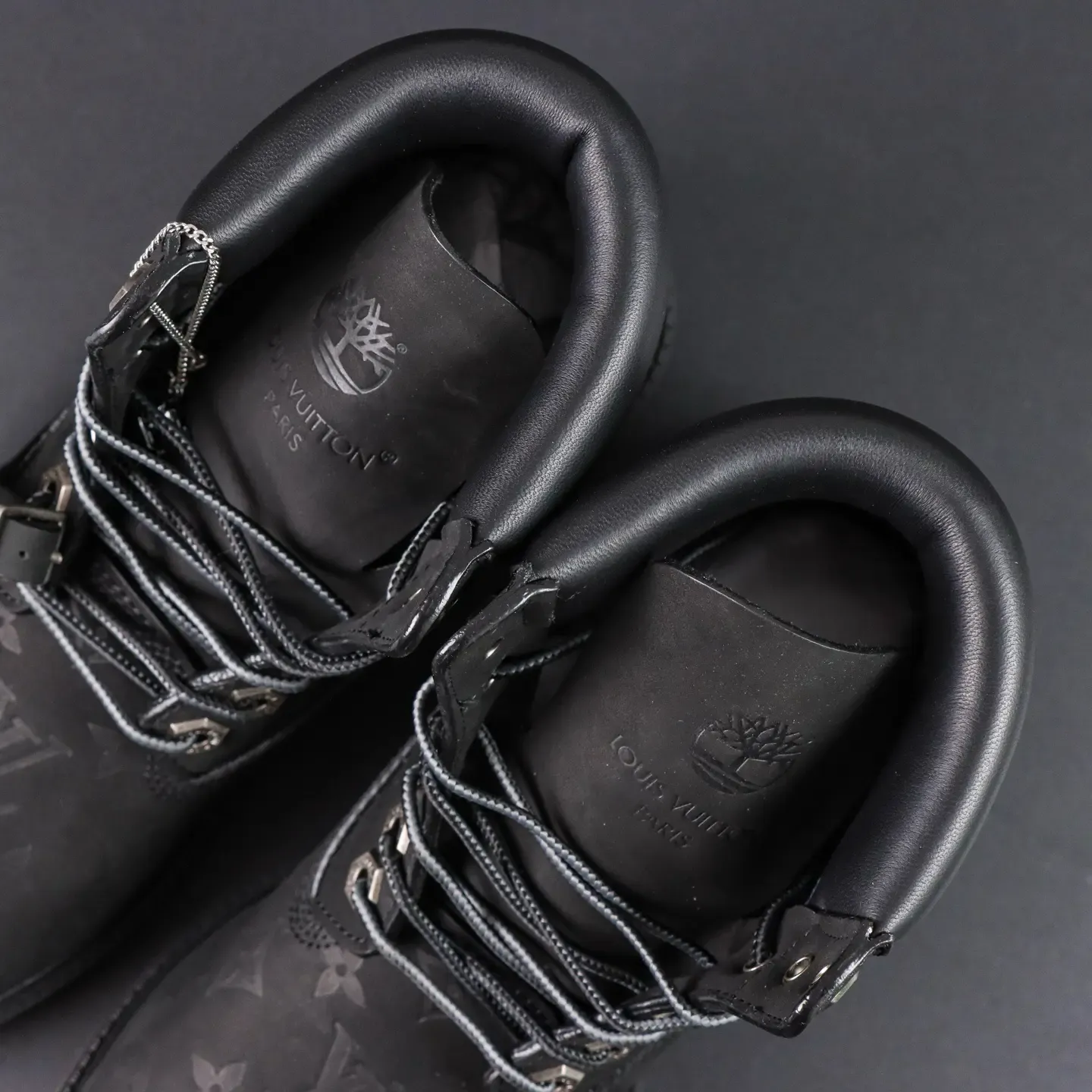 Timberland X LU – 6-Inch Martin Boots Made Of Cowhide Leather Black - Image 9