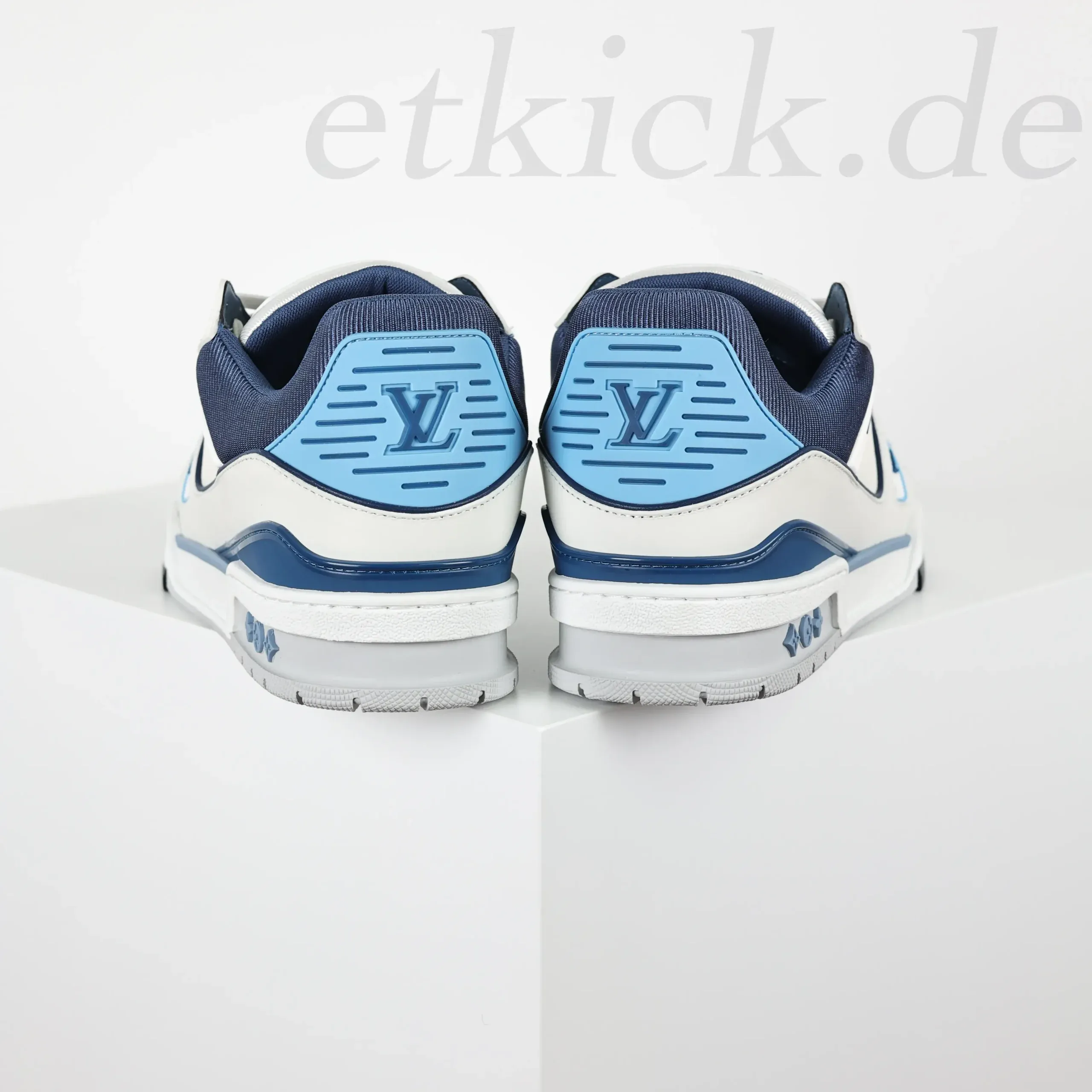 Trainer Sneakers Low Sneakers in Blue and White - Image 6