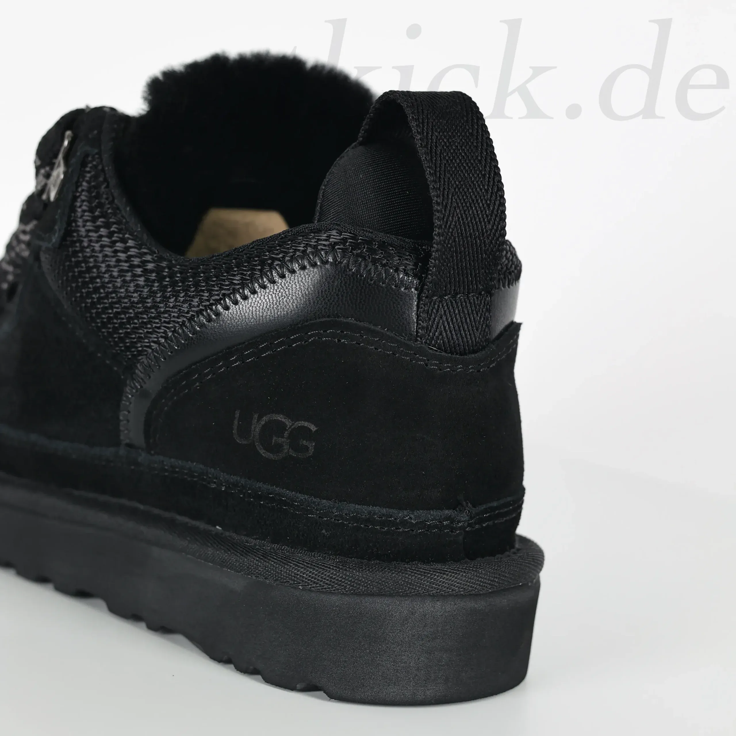 Ugg Moccasin Snow Boots Made Of Suede With Mesh Inserts Black - Image 10