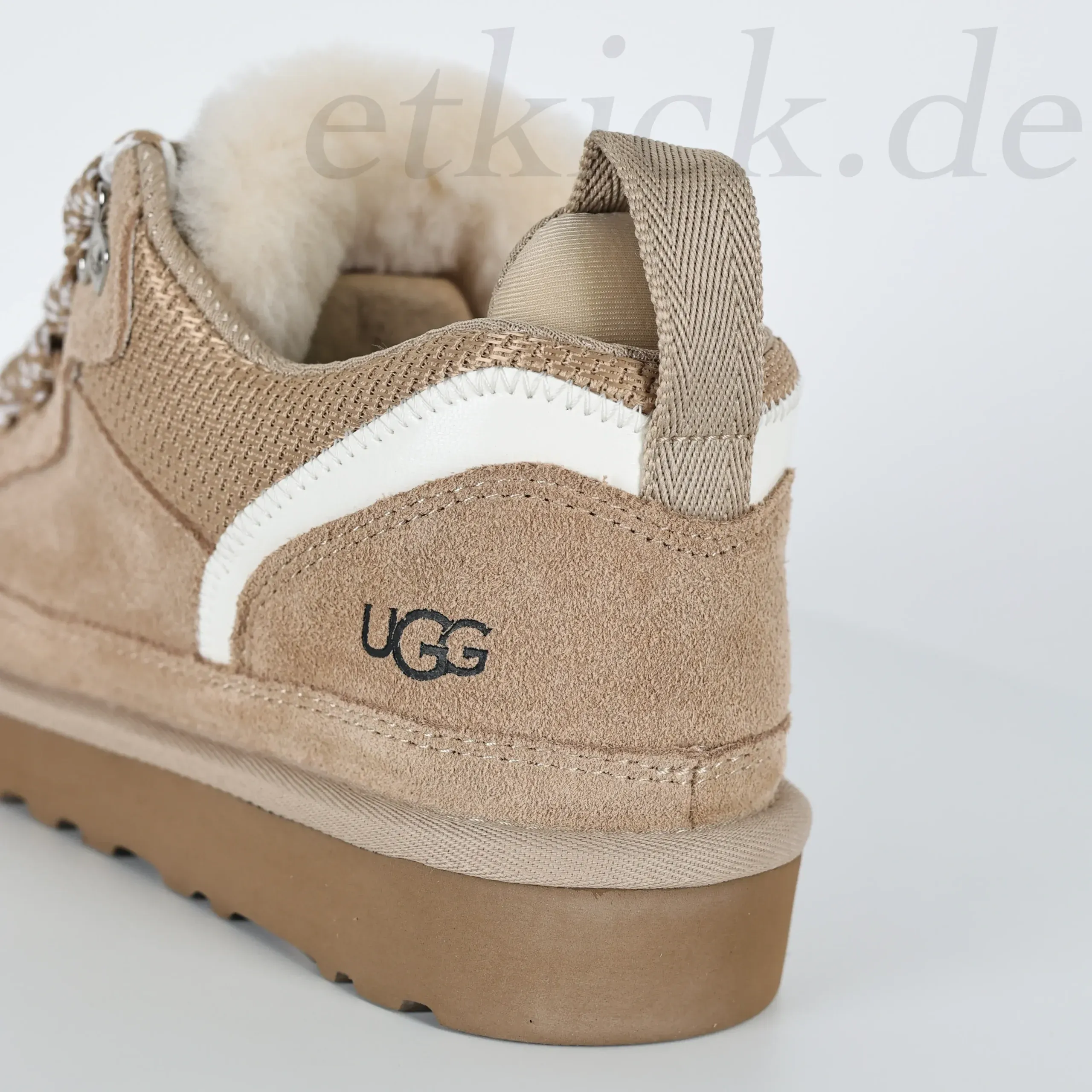 Ugg Moccasin Snow Boots Made Of Suede With Mesh Inserts Light Brown - Image 12