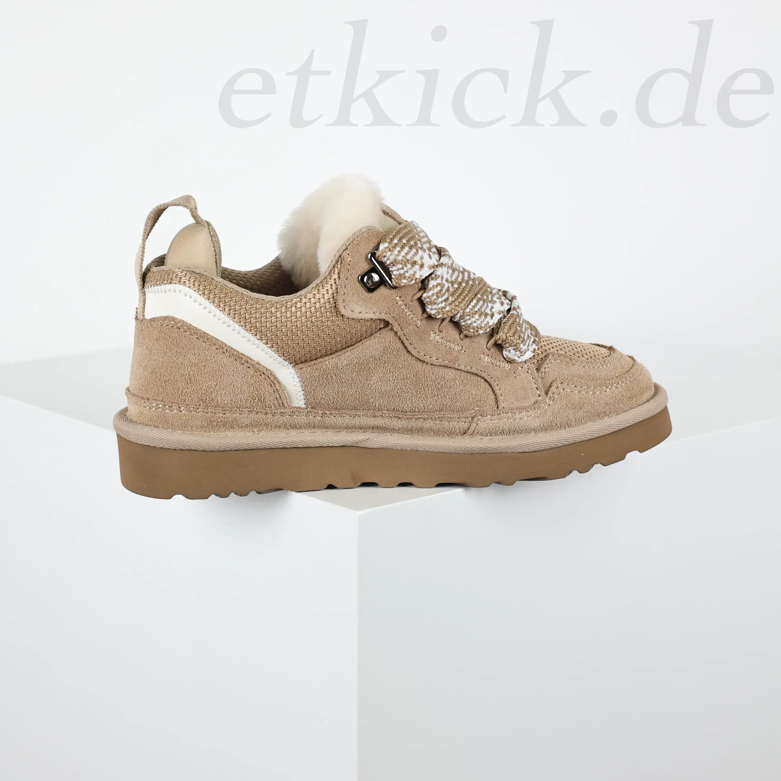 Ugg Moccasin Snow Boots Made Of Suede With Mesh Inserts Light Brown - Image 5